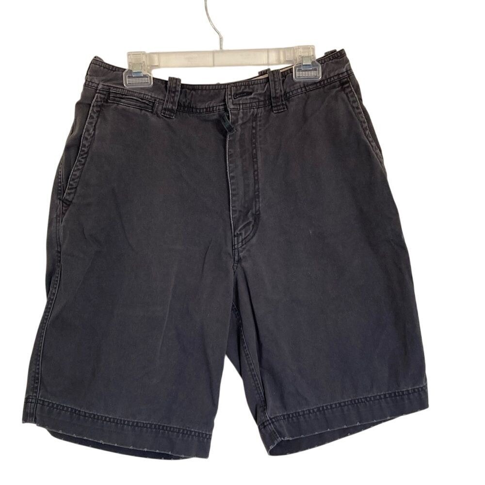 Abercrombie & Fitch Mens Vintage Fatigues Shorts Faded Black Cotton Size 33‎
